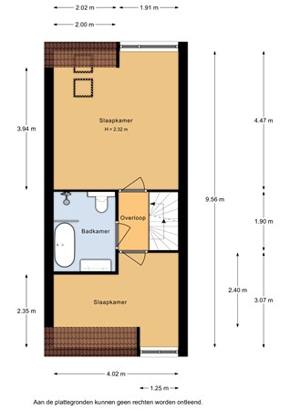 Floorplan - Hertogstraat 10, 2264 TT Leidschendam